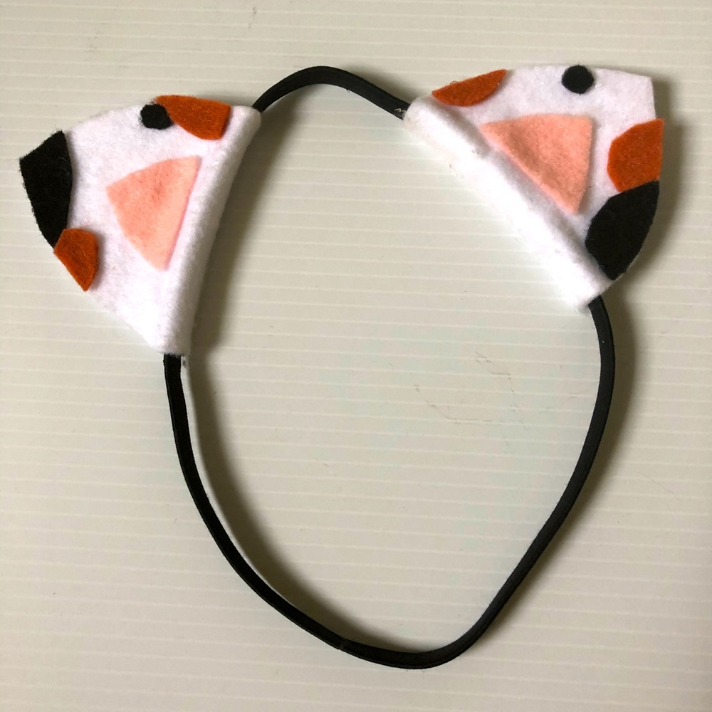 Adorable Calico Cat Ears Headband! 🐱